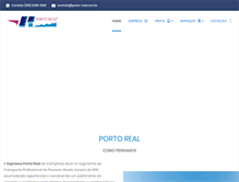 Tablet Screenshot of porto-real.com.br
